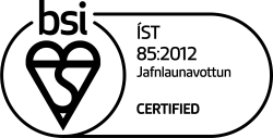 BSI 85 2012, merki jafnlaunavottunar